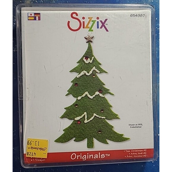 Sizzix Christmas Tree #2 Large Die #654987 - Picture 1 of 2